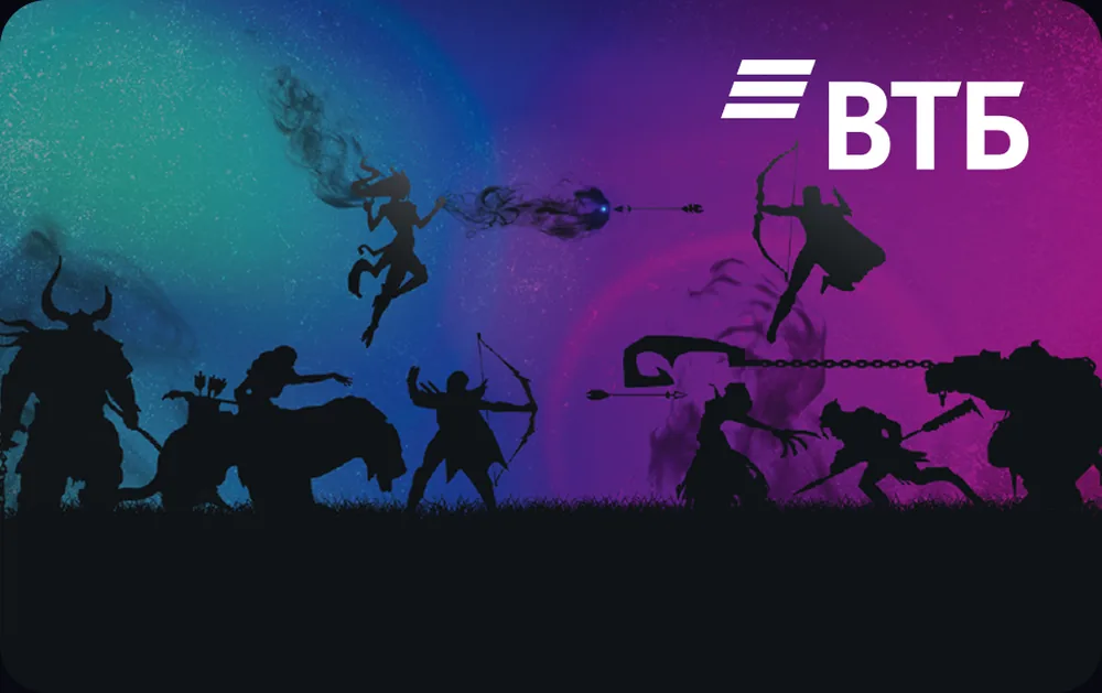 ВТБ карта с дизайном Dota